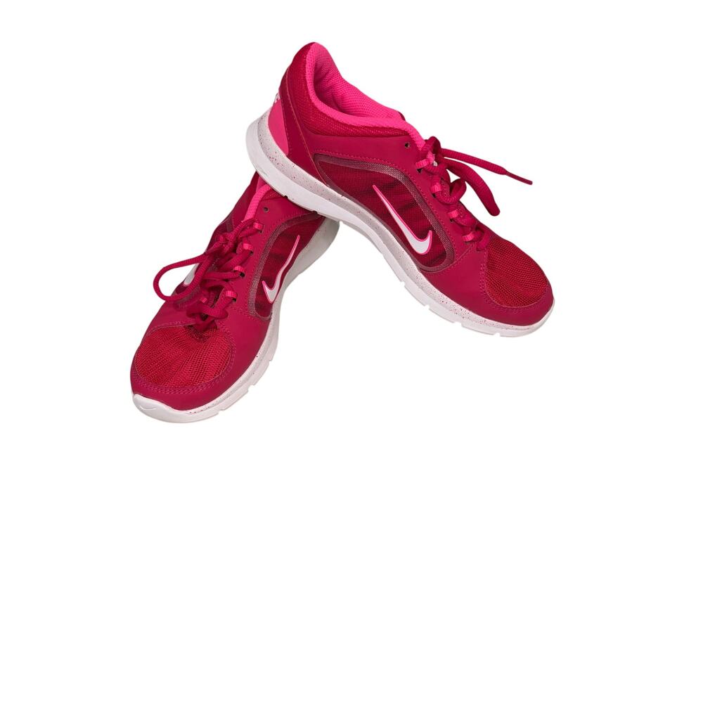 ✨ NIKE Flex Experience RN 3 Pink Red Mesh Running Shoes 7.5 EUC 👟 - Picture 7 of 7